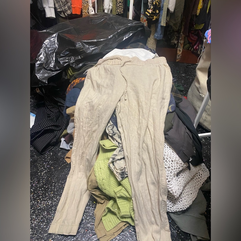 Old navy low rise linen pants